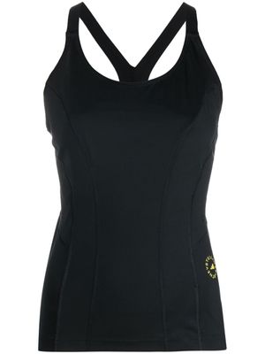 adidas by Stella McCartney débardeur cintré à bretelles croisées - Noir