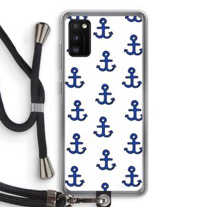 Ankers: Samsung Galaxy A41 Transparant Hoesje met koord