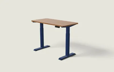 Desktronic HomeOne bureau Diepblauw / Walnoot / 120x60 cm