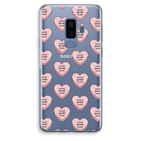 Chicks before dicks: Samsung Galaxy S9 Plus Transparant Hoesje