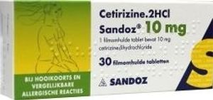 Cetirizine 2HCl 10 mg