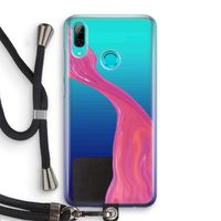 Paarse stroom: Huawei P Smart (2019) Transparant Hoesje met koord