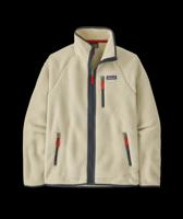 Patagonia Retro Pile Jacket Fleece Heren Pelican w/Smolder Blue S