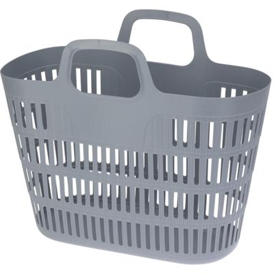 Wastas - flexibel - 25L - 47 x 23 x 32 cm - grijs - boodschappentas Wastas - flexibel - 25L - 47 x 23 x 32 cm - grijs - boodschappentas