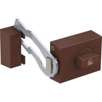 Basi 1304-0204 Extra deurslot met vergrendelbeugel Bruin