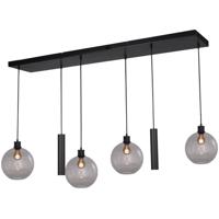Masterlight HanglampLazise 4x Ø 25cm en 2x GU10 zwart - 2641-050513025625RB2