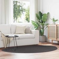 Tapijt HUARTE Antraciet 140 x 200 cm Polyester