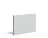 Polyester muur 200x15x150cm.