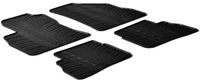Rubbermatten passend voor Fiat Doblo 5 deurs 2010- (T-Design 4-delig+montageclips) GL0141