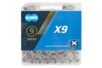 KMC X9 Ketting 9-speed 116-schakels - Grijs