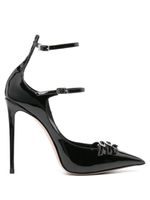 Le Silla escarpins Morgana 120 mm en cuir - Noir - thumbnail