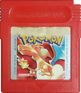 Pokemon Red (losse cassette) (schade aan label)