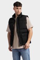 Malelions Crinkle Bodywarmer Heren Zwart - Maat XS - Kleur: Zwart | Soccerfanshop - thumbnail