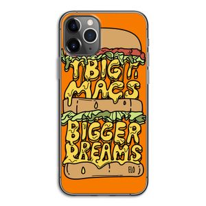 Big Macs Bigger Dreams: iPhone 11 Pro Transparant Hoesje