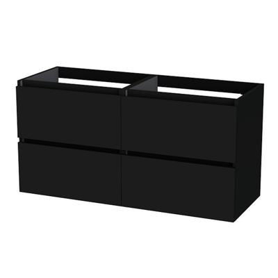 Tiger Wastafelonderkast Loft 120 cm Mat Zwart