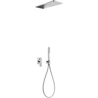 Regendouche set Tres Loft | Inbouw | Mengkraan | 2-weg | Vierkant | Chroom