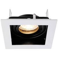 Deko Light 110003 Algol I Plafondinbouwring LED, Halogeen GU5.3, MR16 35 W Signaalwit (RAL 9003) - thumbnail