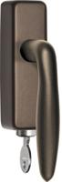 Formani Basics LB18H-DKLOCK-O draaikiepgarnituur afsluitbaar - brons