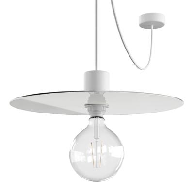 Hanglamp buiten platte kap Buitenlamp 5M kabel compleet IP65
