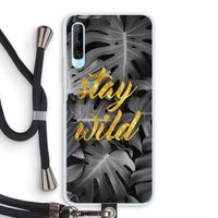 Stay wild: Huawei P Smart Pro Transparant Hoesje met koord