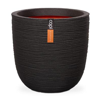 Pot bol rib NL 54x52 - zwart - Capi europe