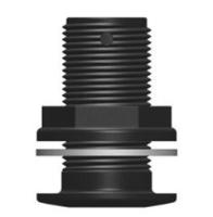 Tru Design Huiddoorvoer Zwart 1” Bsp Default