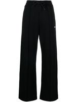 MSGM pantalon de jogging à logo appliqué - Noir