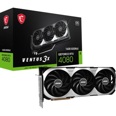 GeForce RTX 4080 16GB VENTUS 3X OC Grafische kaart
