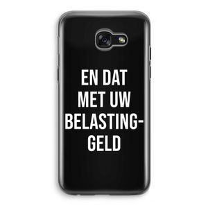 Belastinggeld - Zwart: Samsung Galaxy A5 (2017) Transparant Hoesje