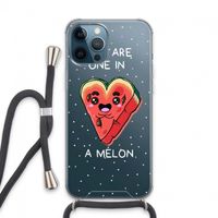 One In A Melon: iPhone 13 Pro Max Transparant Hoesje met koord
