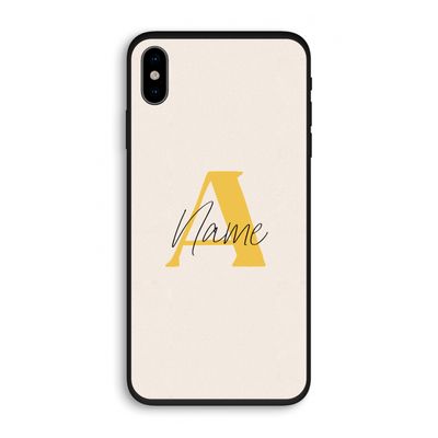 Amber Script: iPhone X Biologisch afbreekbaar hoesje