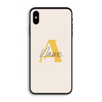 Amber Script: iPhone X Biologisch afbreekbaar hoesje