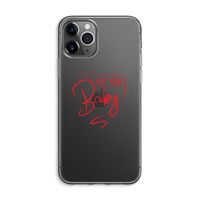 Not Your Baby: iPhone 11 Pro Max Transparant Hoesje
