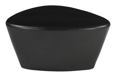 Artistiq Organische Bijzettafel 'Derrell' Mangohout, 70 x 53cm, kleur Zwart