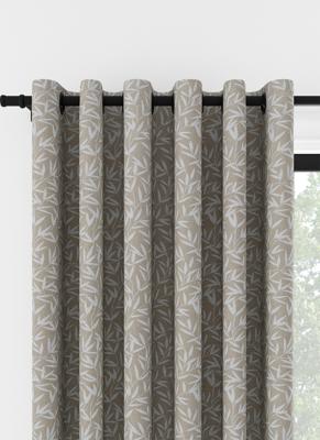 Laura Ashley Wilgenblad Chenille Naturel Ringgordijn