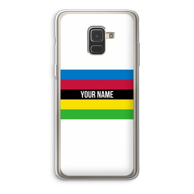 WK Wielrennen: Samsung Galaxy A8 (2018) Transparant Hoesje