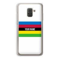 WK Wielrennen: Samsung Galaxy A8 (2018) Transparant Hoesje