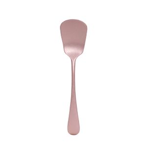 Ijslepel Vintage - 13cm - Lichtroze Metallic