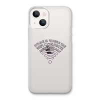 Home Is Where The Wifi Is: iPhone 13 Transparant Hoesje