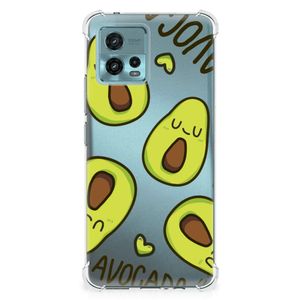 Motorola Moto G72 Stevig Bumper Hoesje Avocado Singing