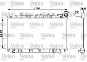 Valeo Radiateur 731670