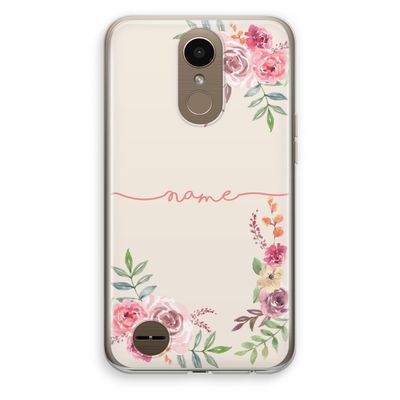 Rozen: LG K10 (2017) Transparant Hoesje