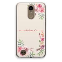 Rozen: LG K10 (2017) Transparant Hoesje