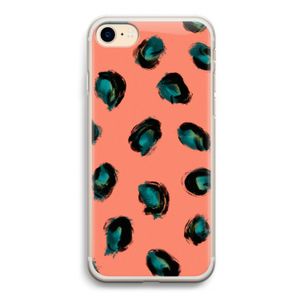 Pink Cheetah: iPhone 7 Transparant Hoesje