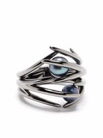 Shaun Leane bague Hooked Pearl - Noir