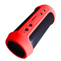 XJB-j2 waterdichte schokbestendige Bluetooth Speaker silicone case voor JBL charge 2 + (rood)