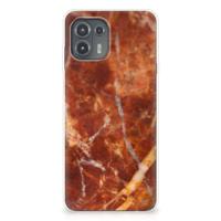 Motorola Edge 20 Lite | TPU | Siliconen hoesje | Marmer Bruin