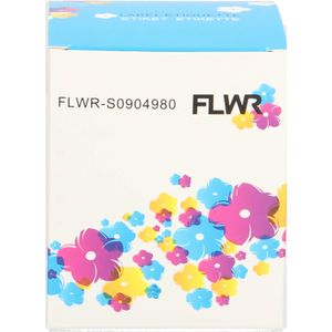 FLWR Dymo S0904980 159 mm x 104 mm wit labels