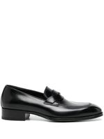 TOM FORD leather loafers - Noir