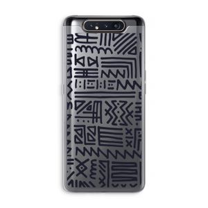 Marrakech print: Samsung Galaxy A80 Transparant Hoesje